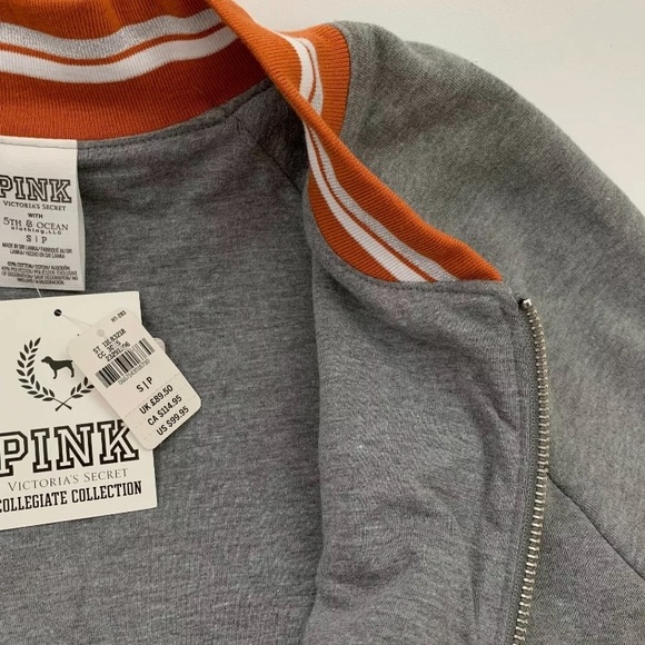 TEXAS LONGHORNS Collegiate Collection Varsity Jacket by PINK Victoria’s … - Picture 8 of 16